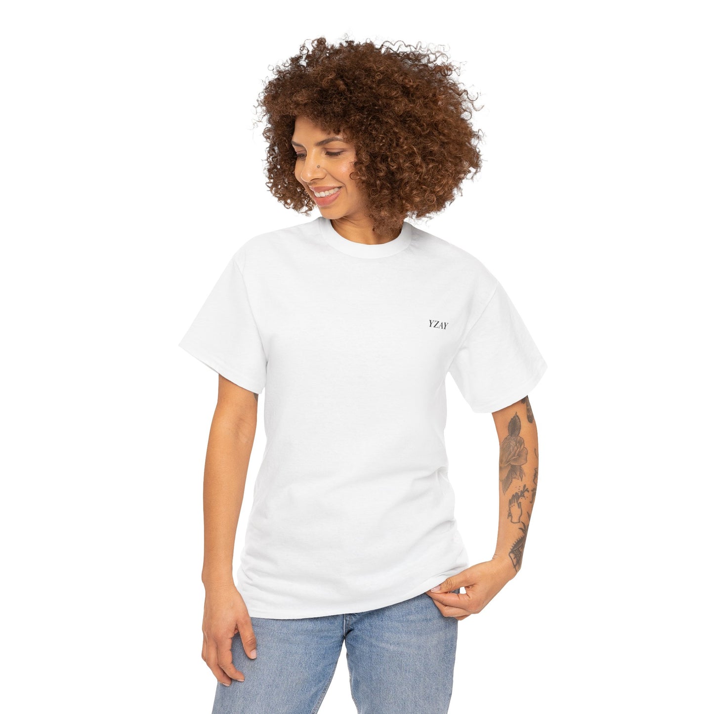 YZAY White T-shirt