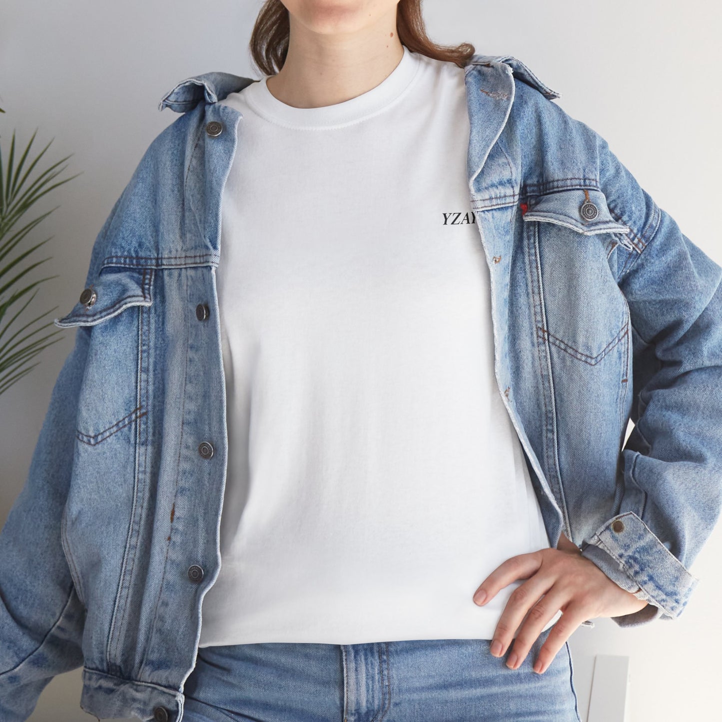 YZAY White T-shirt